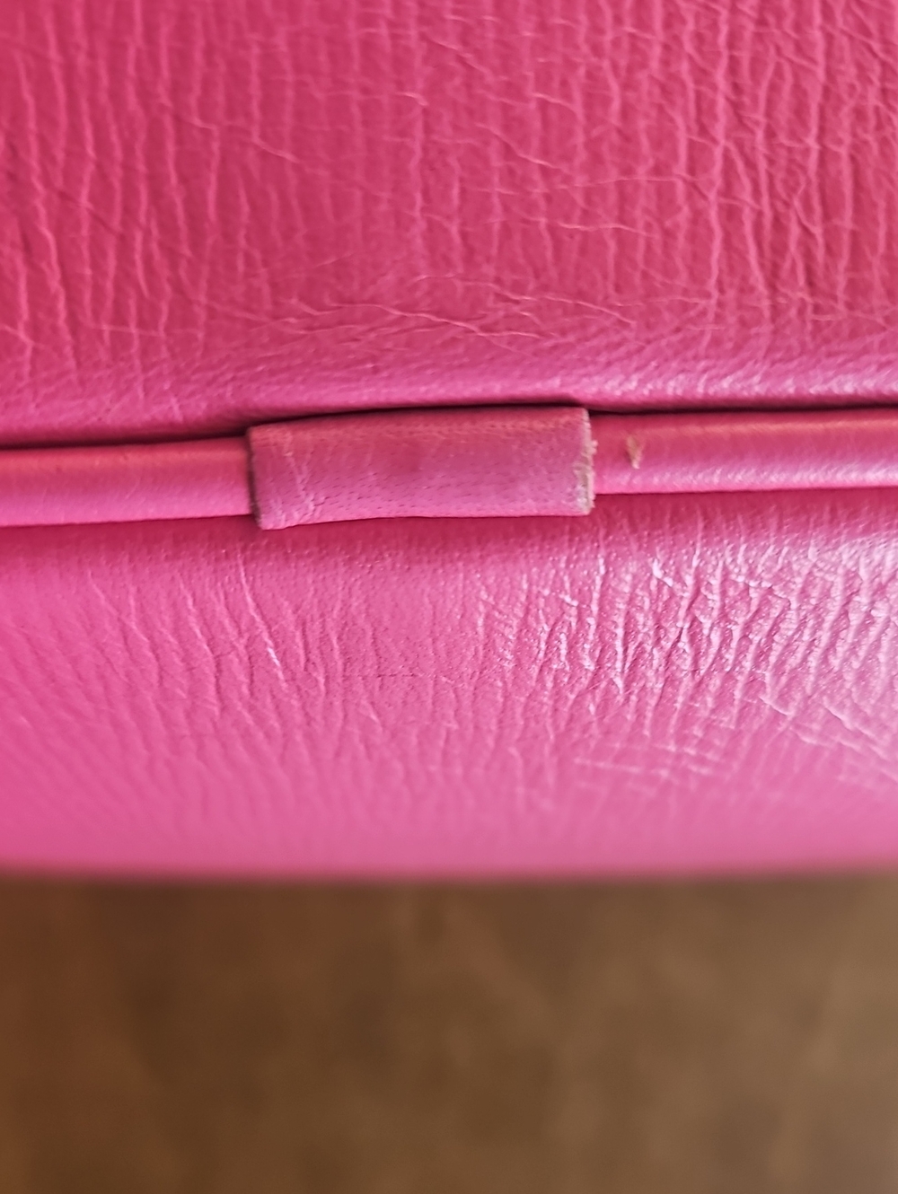 Dooney & Bourke Dark Pink Embossed Dome Satchel with Detachable Strap - Picture 15 of 16